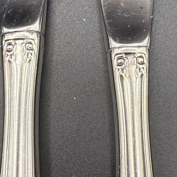 Oneida Brahms  5 modern hollow knives stainless flatware 9 1/8 inches - Picture 4 of 5